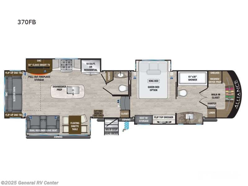 2021 Alliance RV Paradigm ALLIANCE  370FB - Used Fifth Wheel For Sale by General RV Center in Draper, Utah