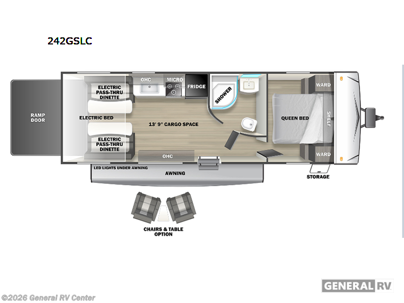 2022 Forest River Sandstorm 242GSLC - Used Toy Hauler For Sale by General RV Center in Draper, Utah