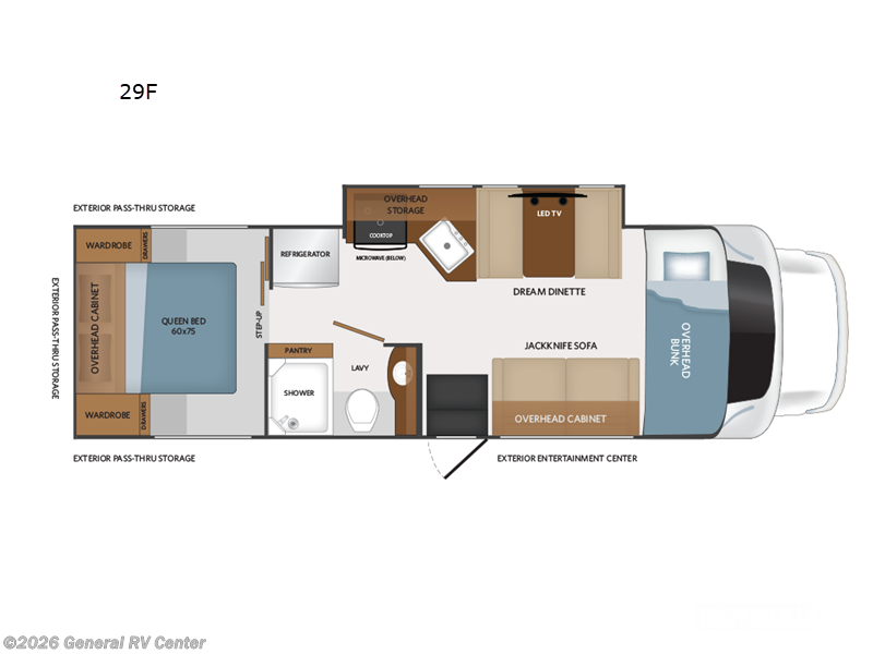 2026 Fleetwood Altitude 29F - New Class C For Sale by General RV Center in Draper, Utah