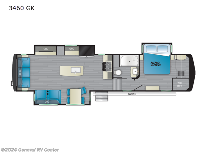 2022 Heartland Big Country 3460 GK - New Fifth Wheel For Sale by General RV Center in Ashland, Virginia