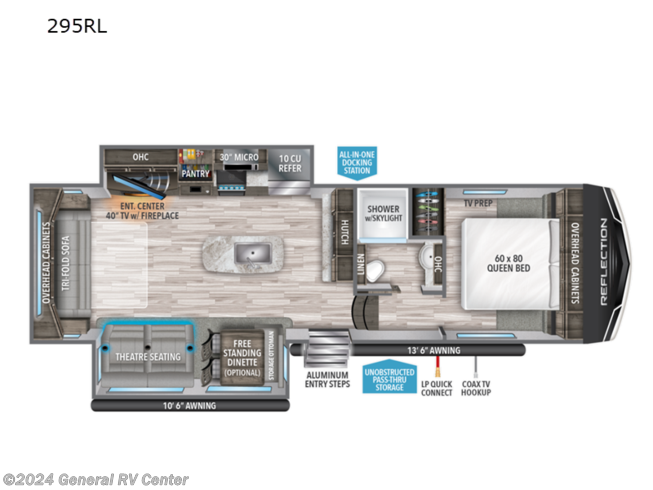 2023 Grand Design Reflection 150 Series 295RL - New Fifth Wheel For Sale by General RV Center in Ashland, Virginia