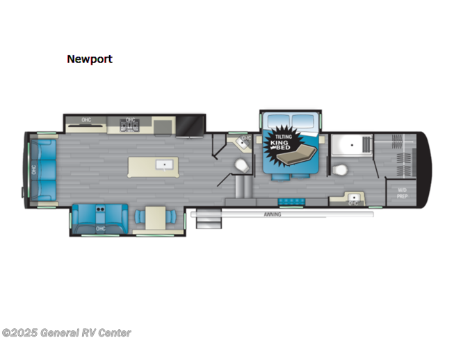 2023 Heartland Landmark Newport - New Fifth Wheel For Sale by General RV Center in Ashland, Virginia