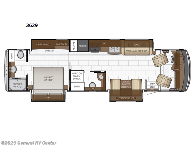 2023 Newmar Bay Star 3629 - New Class A For Sale by General RV Center in Ashland, Virginia