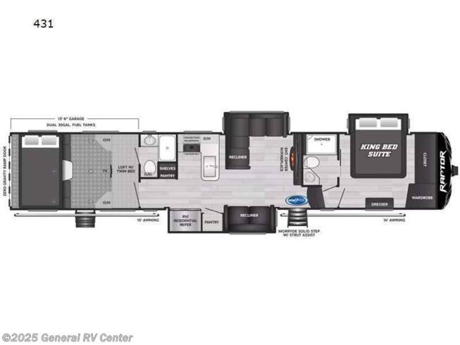 New 2023 Keystone Raptor 431 available in Ashland, Virginia
