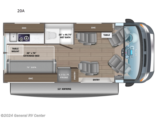 2024 Entegra Coach Ethos 20A - New Class B For Sale by General RV Center in Ashland, Virginia