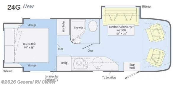 2011 Winnebago Navion 24G-2SL - Used Class C For Sale by General RV Center in Ashland, Virginia