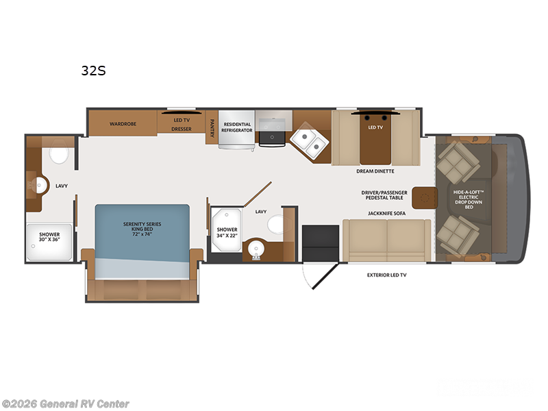 2026 Fleetwood Flair 32S - New Class A For Sale by General RV Center in Ashland, Virginia