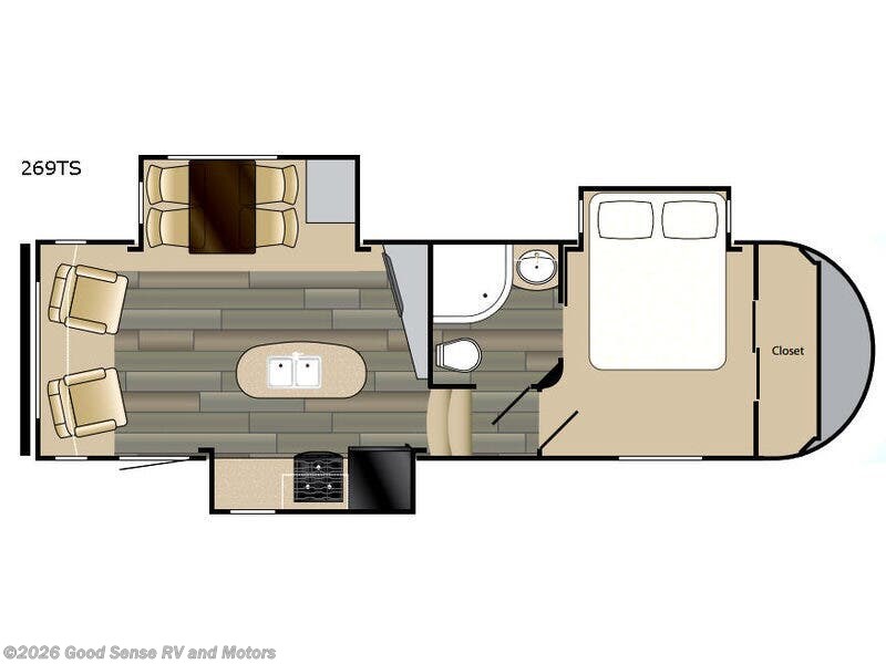 2018 Heartland Sundance 269TS - Used Fifth Wheel For Sale by Good Sense RV and Motors in Albuquerque, New Mexico features Slideout