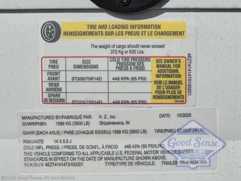 New 2026 Venture RV Sienna Lite 140VFD available in Albuquerque, New Mexico