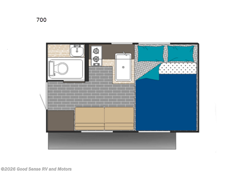 2026 Sunset Park RV Sun Trek 700 - New Truck Camper For Sale by Good Sense RV and Motors in Albuquerque, New Mexico