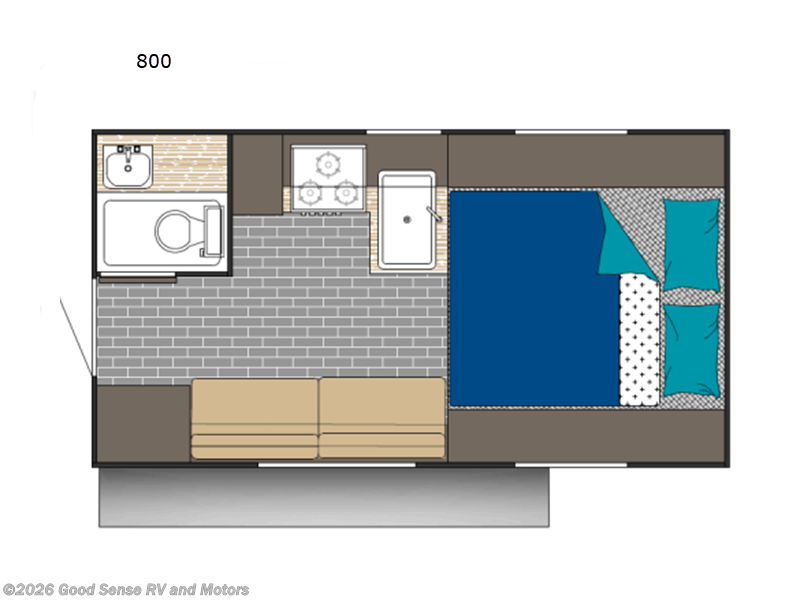 2026 Sunset Park RV Sun Trek 800 - New Truck Camper For Sale by Good Sense RV and Motors in Albuquerque, New Mexico