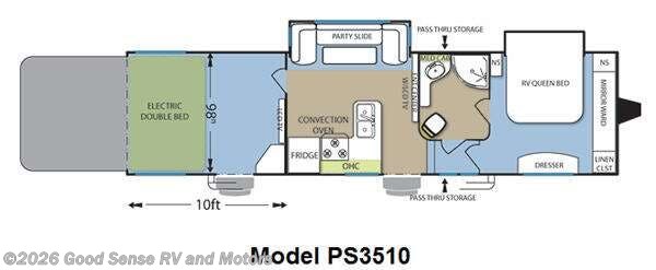 2013 Forest River Stealth Evo Wide Body Series PS3510 - Used Toy Hauler For Sale by Good Sense RV and Motors in Albuquerque, New Mexico features Slideout