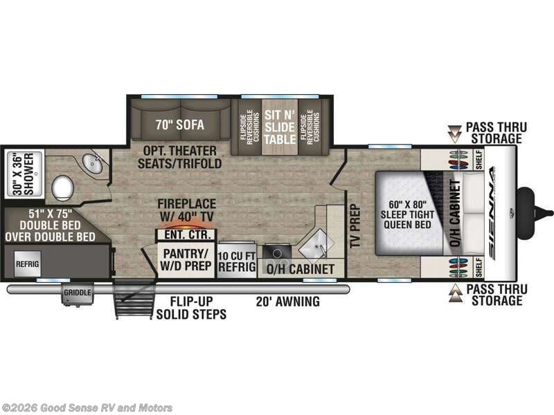 2027 Venture RV Sienna 271VBH - New Travel Trailer For Sale by Good Sense RV and Motors in Albuquerque, New Mexico