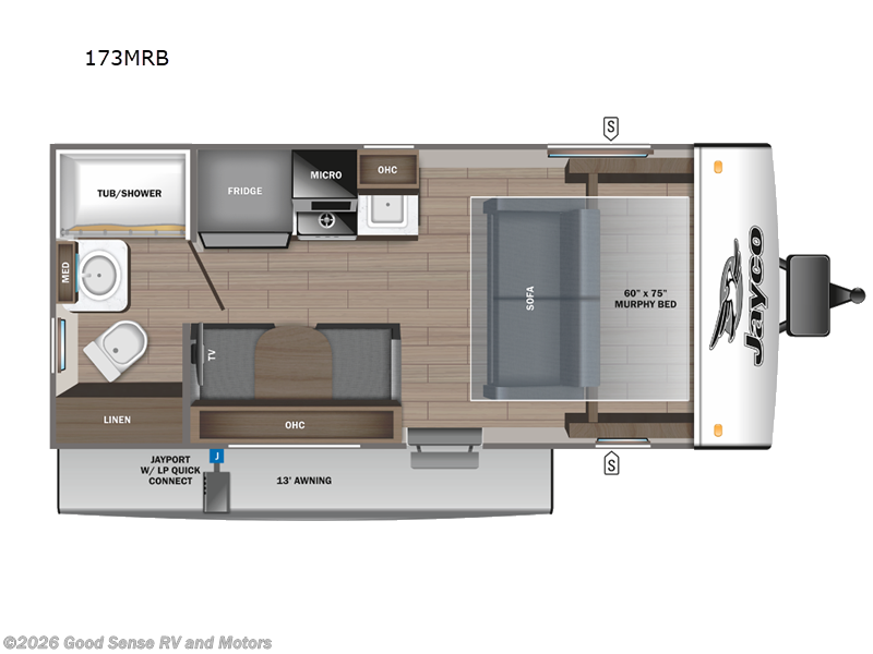 2024 Jayco Jay Feather Micro 173MRB - Used Travel Trailer For Sale by Good Sense RV and Motors in Albuquerque, New Mexico
