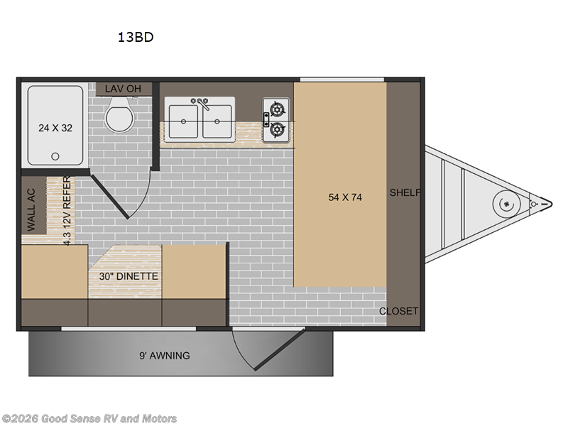 2027 Sunset Park RV Sun Lite LTD 13BD - New Travel Trailer For Sale by Good Sense RV and Motors in Albuquerque, New Mexico