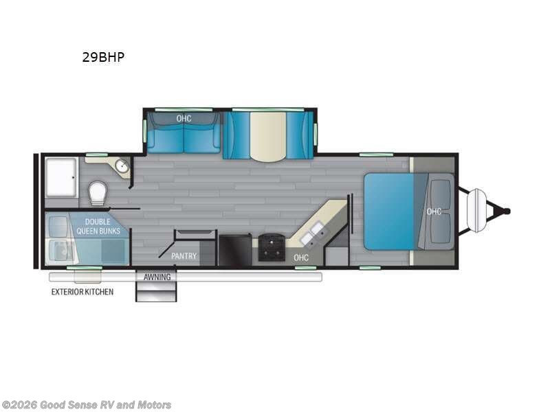 2022 Heartland North Trail 29BHP - Used Travel Trailer For Sale by Good Sense RV and Motors in Albuquerque, New Mexico features Slideout
