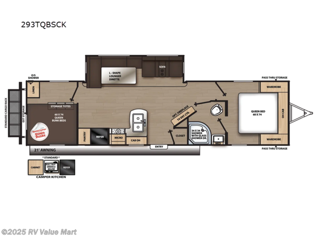 2024 Coachmen Catalina Legacy Edition 293TQBSCK - New Travel Trailer For Sale by RV Value Mart in Manheim, Pennsylvania
