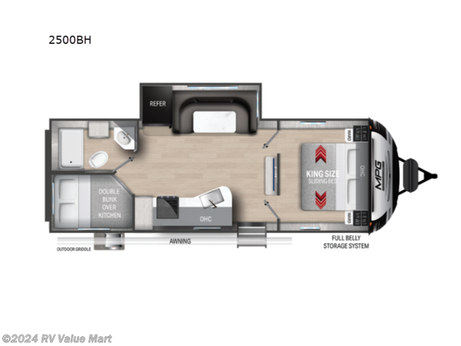 2024 Cruiser RV MPG 2500BH - New Travel Trailer For Sale by RV Value Mart in Manheim, Pennsylvania