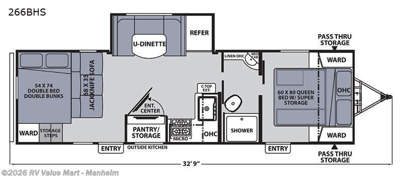 2021 Coachmen Apex Ultra-Lite 266BHS - Used Travel Trailer For Sale by RV Value Mart - Manheim in Manheim, Pennsylvania features Slideout