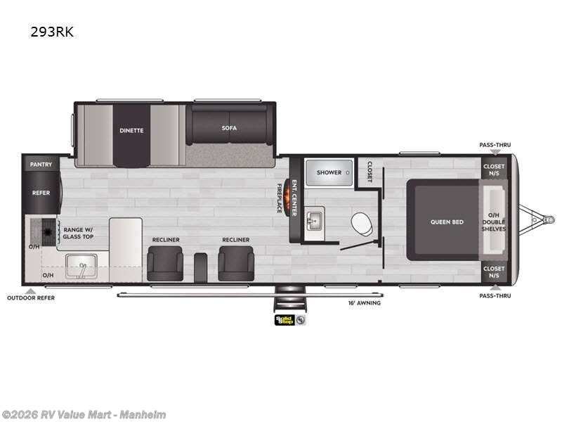 2021 Keystone Springdale 293RK - Used Travel Trailer For Sale by RV Value Mart - Manheim in Manheim, Pennsylvania features Slideout