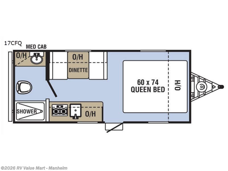 2021 Coachmen Clipper Cadet 17CFQ - Used Travel Trailer For Sale by RV Value Mart - Manheim in Manheim, Pennsylvania