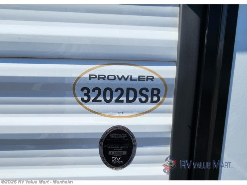 2026 Prowler 3202DSB by Heartland from RV Value Mart - Manheim in Manheim, Pennsylvania