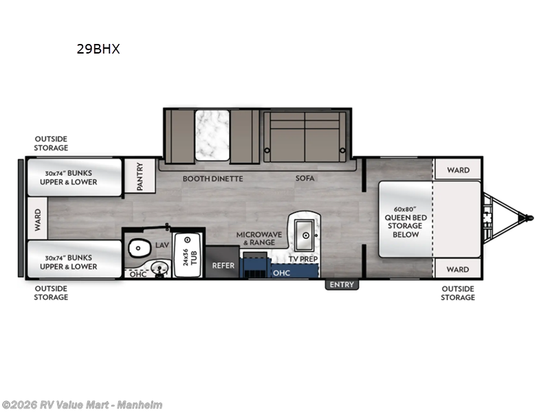 2026 Coachmen Apex X Series 29BHX - New Travel Trailer For Sale by RV Value Mart - Manheim in Manheim, Pennsylvania features Slideout