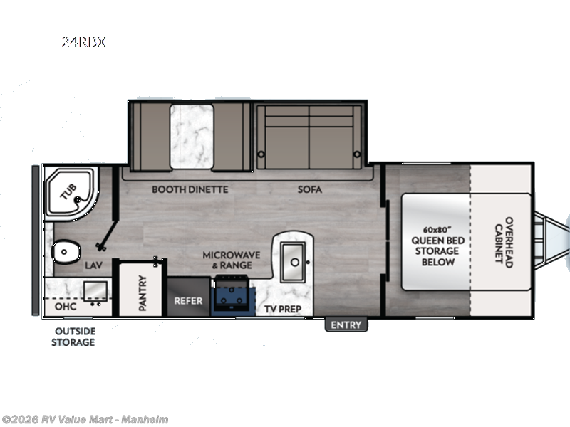 2026 Coachmen Apex X Series 24RBX - New Travel Trailer For Sale by RV Value Mart - Manheim in Manheim, Pennsylvania features Slideout