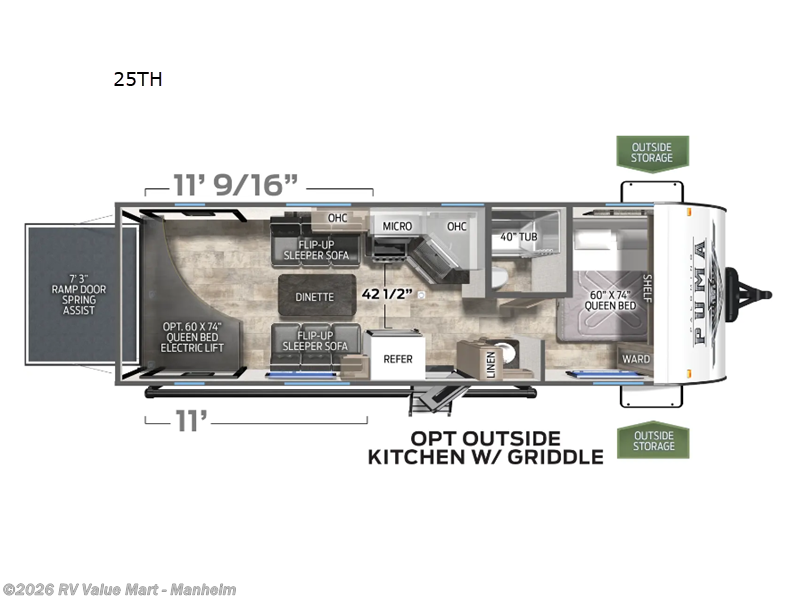 2026 Forest River Puma Ambush 25TH - New Toy Hauler For Sale by RV Value Mart - Manheim in Manheim, Pennsylvania