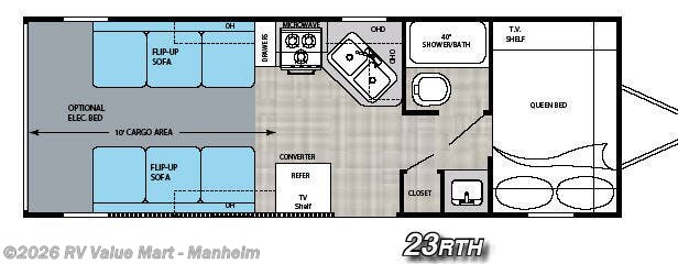 2008 Gulf Stream Track&Trail 23RTH - Used Toy Hauler For Sale by RV Value Mart - Manheim in Manheim, Pennsylvania