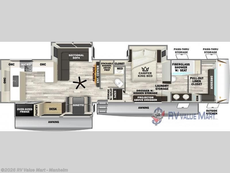 2026 Forest River Sabre 36EST - New Fifth Wheel For Sale by RV Value Mart - Manheim in Manheim, Pennsylvania