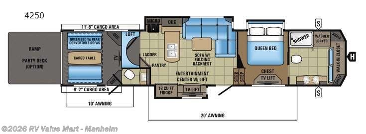 2017 Jayco Seismic 4250 - Used Toy Hauler For Sale by RV Value Mart - Manheim in Manheim, Pennsylvania features Slideout