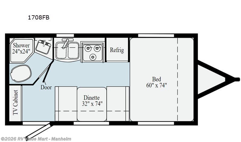 2020 Winnebago Micro Minnie 1708FB - Used Travel Trailer For Sale by RV Value Mart - Manheim in Manheim, Pennsylvania