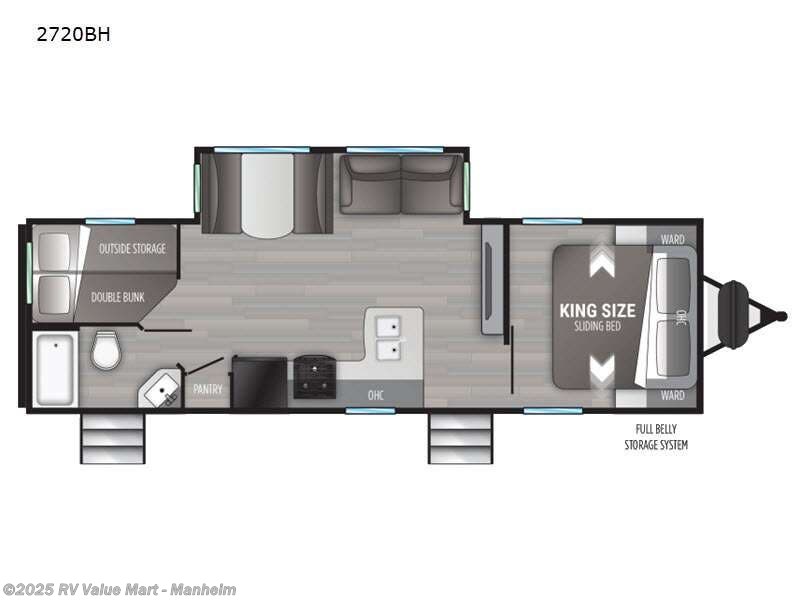 2021 Cruiser RV MPG 2720BH - Used Travel Trailer For Sale by RV Value Mart - Manheim in Manheim, Pennsylvania features Slideout