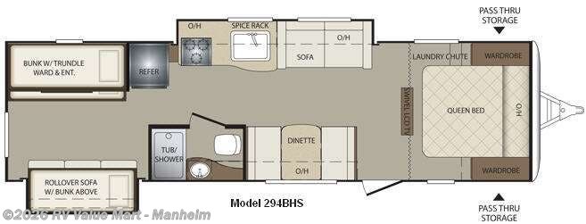 2011 Keystone Bullet 294BHS - Used Travel Trailer For Sale by RV Value Mart - Manheim in Manheim, Pennsylvania features Slideout