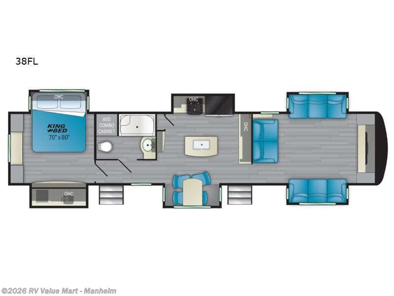 2021 Heartland Bighorn Traveler 38FL - Used Fifth Wheel For Sale by RV Value Mart - Manheim in Manheim, Pennsylvania features Slideout