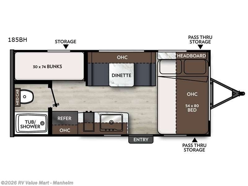 2026 Coachmen Apex Nano 185BH - New Travel Trailer For Sale by RV Value Mart - Manheim in Manheim, Pennsylvania