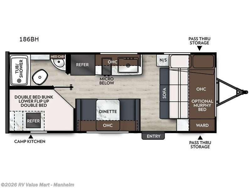2026 Coachmen Apex Nano 186BH - New Travel Trailer For Sale by RV Value Mart - Manheim in Manheim, Pennsylvania