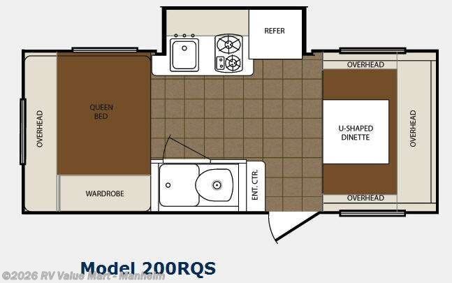 2012 Prime Time Tracer 200RQS - Used Travel Trailer For Sale by RV Value Mart - Manheim in Manheim, Pennsylvania features Slideout