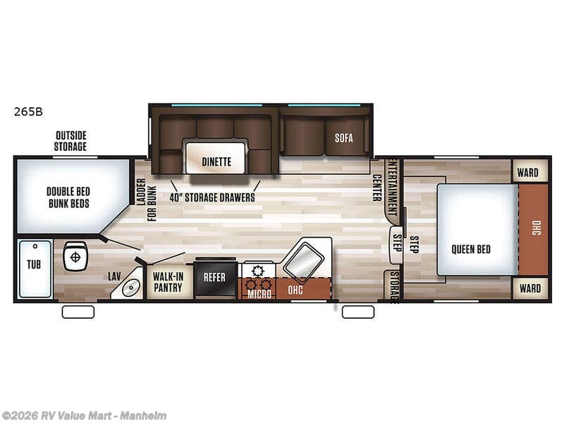 2017 Forest River Cherokee 265B - Used Fifth Wheel For Sale by RV Value Mart - Manheim in Manheim, Pennsylvania features Slideout