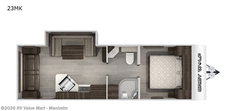 2020 Forest River Cherokee Grey Wolf 23MK - Used Travel Trailer For Sale by RV Value Mart - Manheim in Manheim, Pennsylvania features Slideout