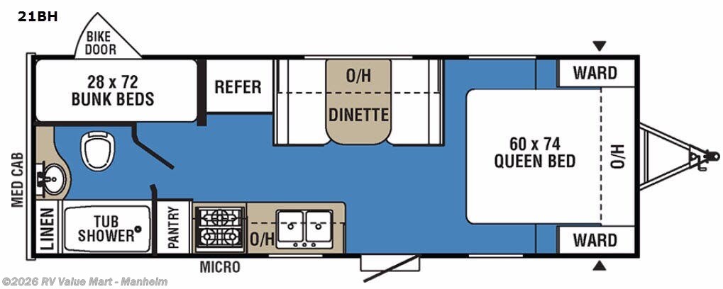 2017 Coachmen Viking Saga 21BH - Used Travel Trailer For Sale by RV Value Mart - Manheim in Manheim, Pennsylvania