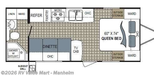 2012 Dutchmen Kodiak 200QB - Used Travel Trailer For Sale by RV Value Mart - Manheim in Manheim, Pennsylvania