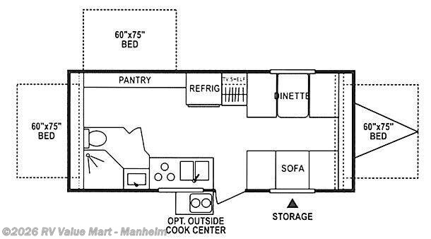 2005 K-Z Coyote 22CT - Used Travel Trailer For Sale by RV Value Mart - Manheim in Manheim, Pennsylvania