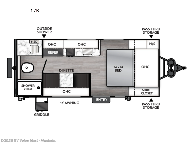 2027 Coachmen Remote 17R - New Travel Trailer For Sale by RV Value Mart - Manheim in Manheim, Pennsylvania