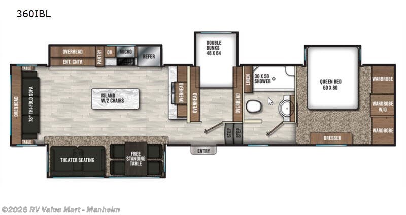 2019 Coachmen Chaparral 360IBL - Used Fifth Wheel For Sale by RV Value Mart - Manheim in Manheim, Pennsylvania features Slideout