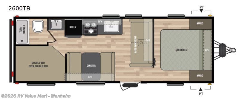 2019 Keystone Springdale 2600TB - Used Travel Trailer For Sale by RV Value Mart - Manheim in Manheim, Pennsylvania