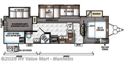 2016 Forest River Rockwood Signature Ultra Lite 8311WS - Used Travel Trailer For Sale by RV Value Mart - Manheim in Manheim, Pennsylvania