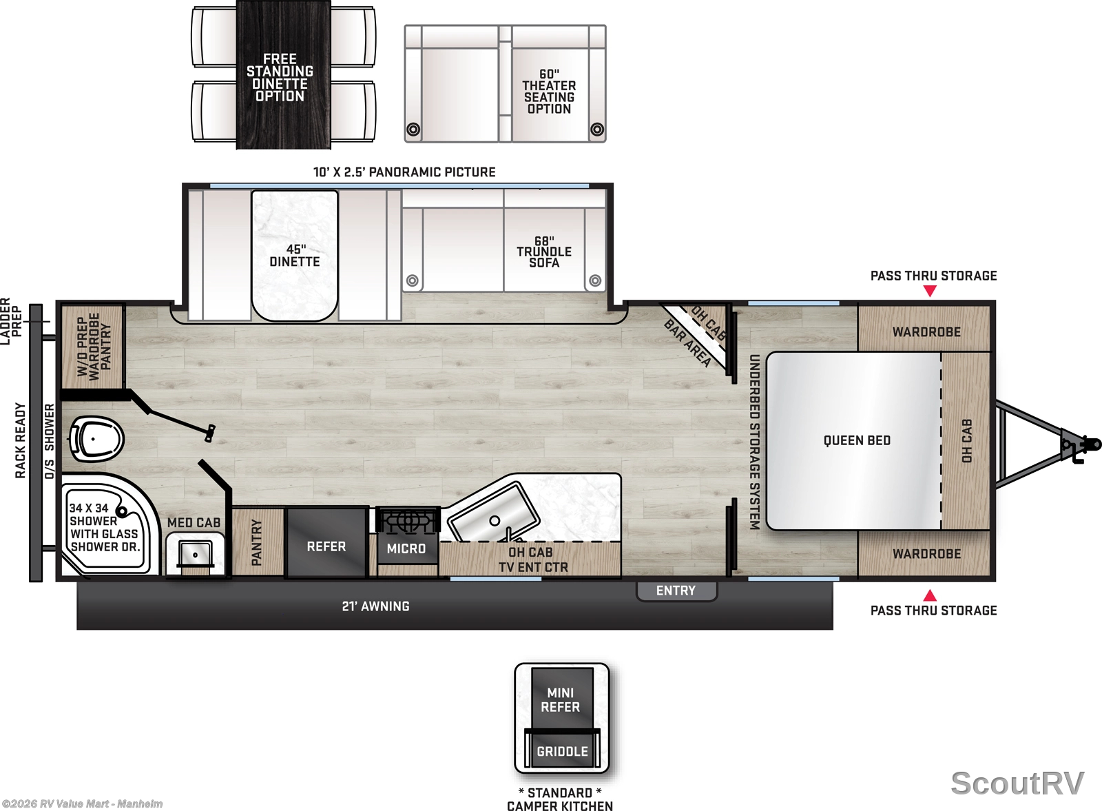 2026 Coachmen Catalina Legacy Edition 243RBSLE - New Travel Trailer For Sale by RV Value Mart - Manheim in Manheim, Pennsylvania
