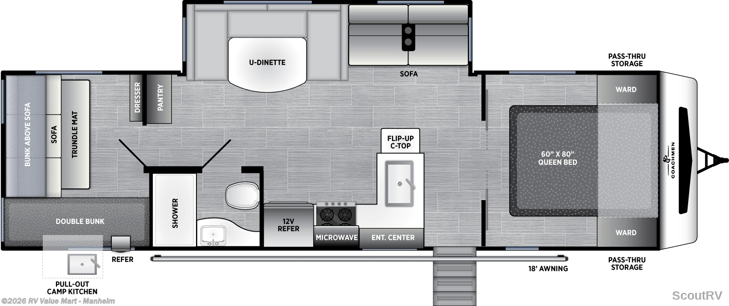 2026 Coachmen Freedom Express Select 30SE - New Travel Trailer For Sale by RV Value Mart - Manheim in Manheim, Pennsylvania